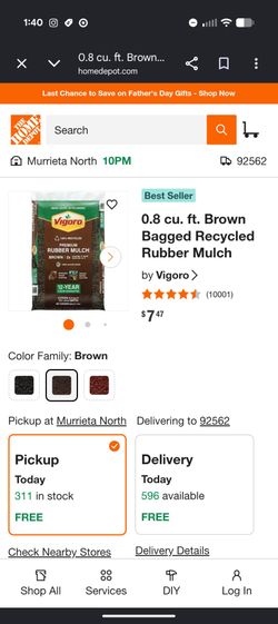 Free rubber playground mulch approx 10x10 area