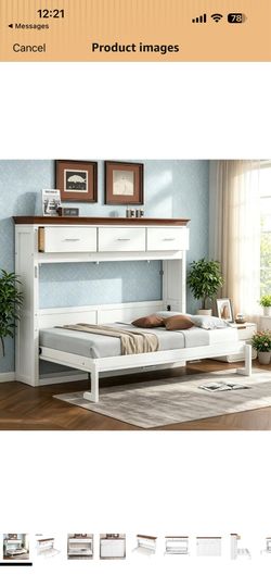 TWIN SIZE MURPHY BED FOR SALE!!