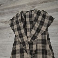 Plaid Blazer XL