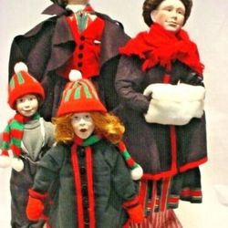  Mama Papa Annie David SMYTHE Skater Doll 4 PORCELAIN DOLLS Large 