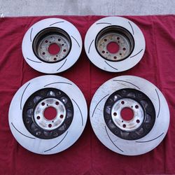 Toyota GR Corolla Slotted Rotors