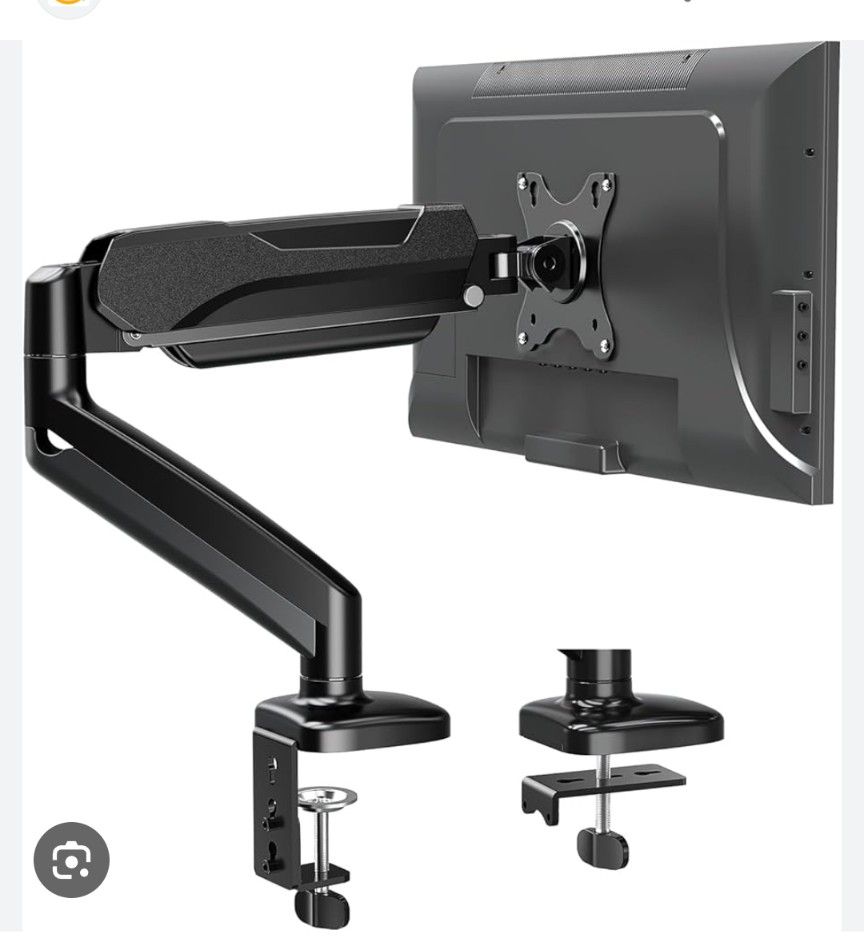 22 Inch Dell Computer Monitor With Adjustable Swinging Arm And Sound Bar 