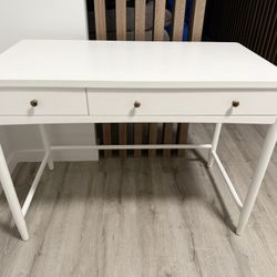 Crate & Barrel White Desk 