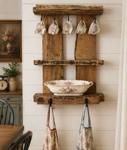 Coca-cola pallet wall shelf