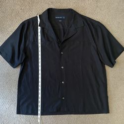 Abercrombie & Fitch Men’s Cropped Shirt (Black)