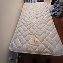 Twin Bed And MetL Frame 