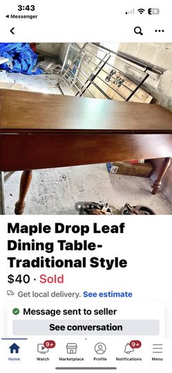 Maple Drop Leaf Dining Table