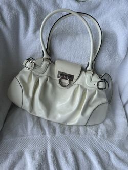 Salvatore Ferragamo White Handbag