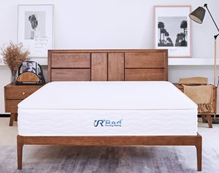 Bedding Queen 10” Natural Latex & Gel Memory Foam Hybrid Mattress Model: SR-10-SPL-Q Size: Queen 60” x 80” x 10”