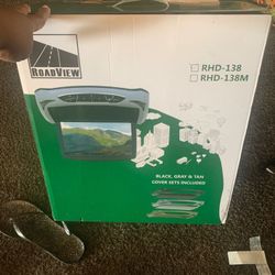 Flip down tv