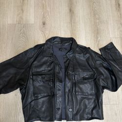 Faux Leather Jacket