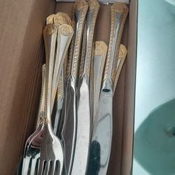Versace Silverware Set Of 4