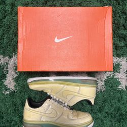 Nike Air Force 1 Low Supreme Max Air White Cerise Paradise Aqua Sz 9