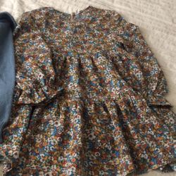 Girl Dress And Cardigan