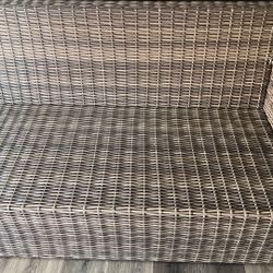 Wicker Couch