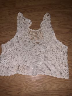 Knitted crop top