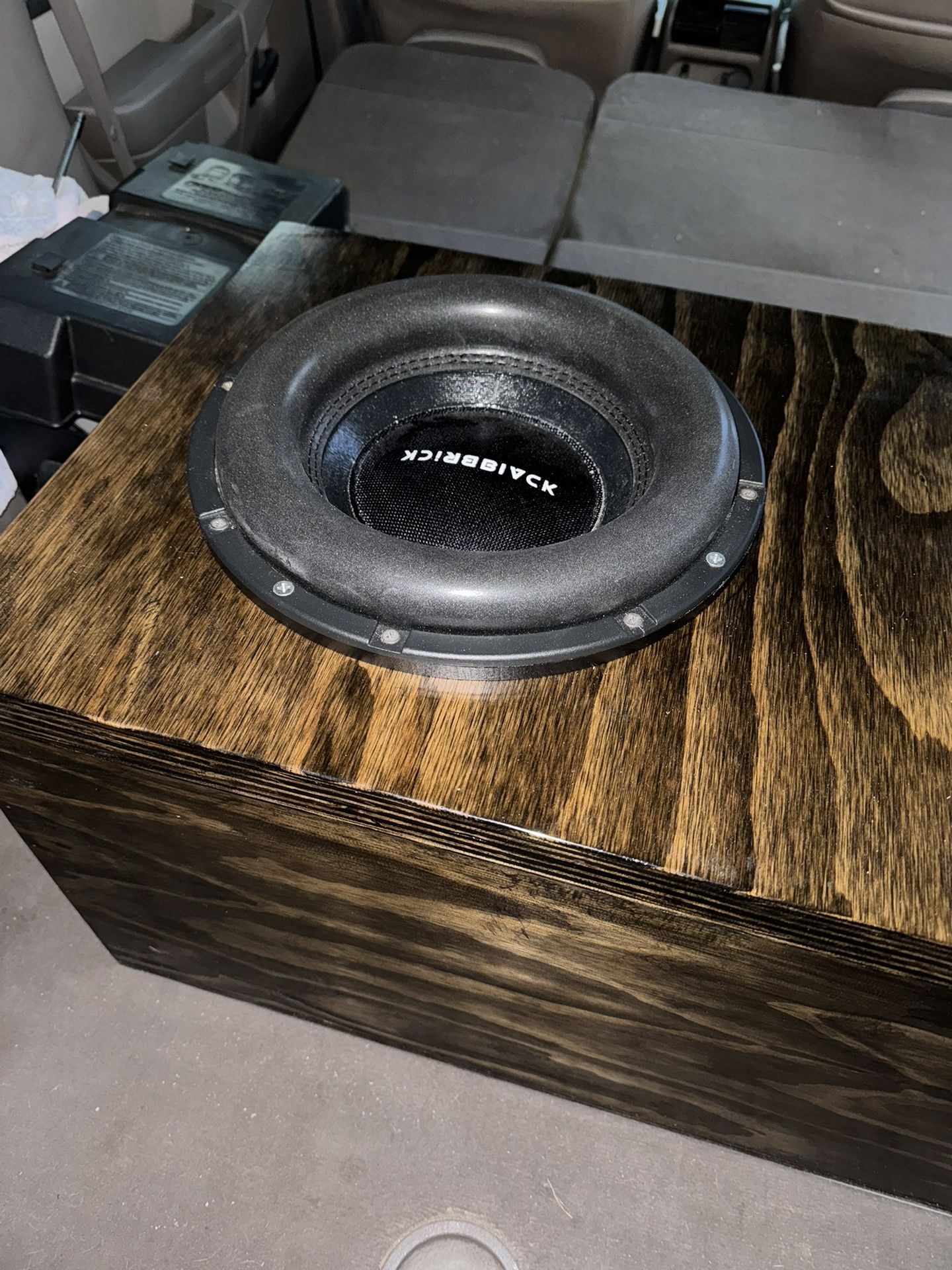 High Output Subwoofer With Enclosure