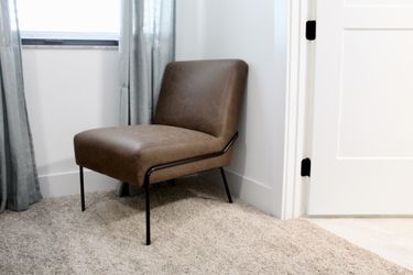 2 Chocolate Accent Chairs