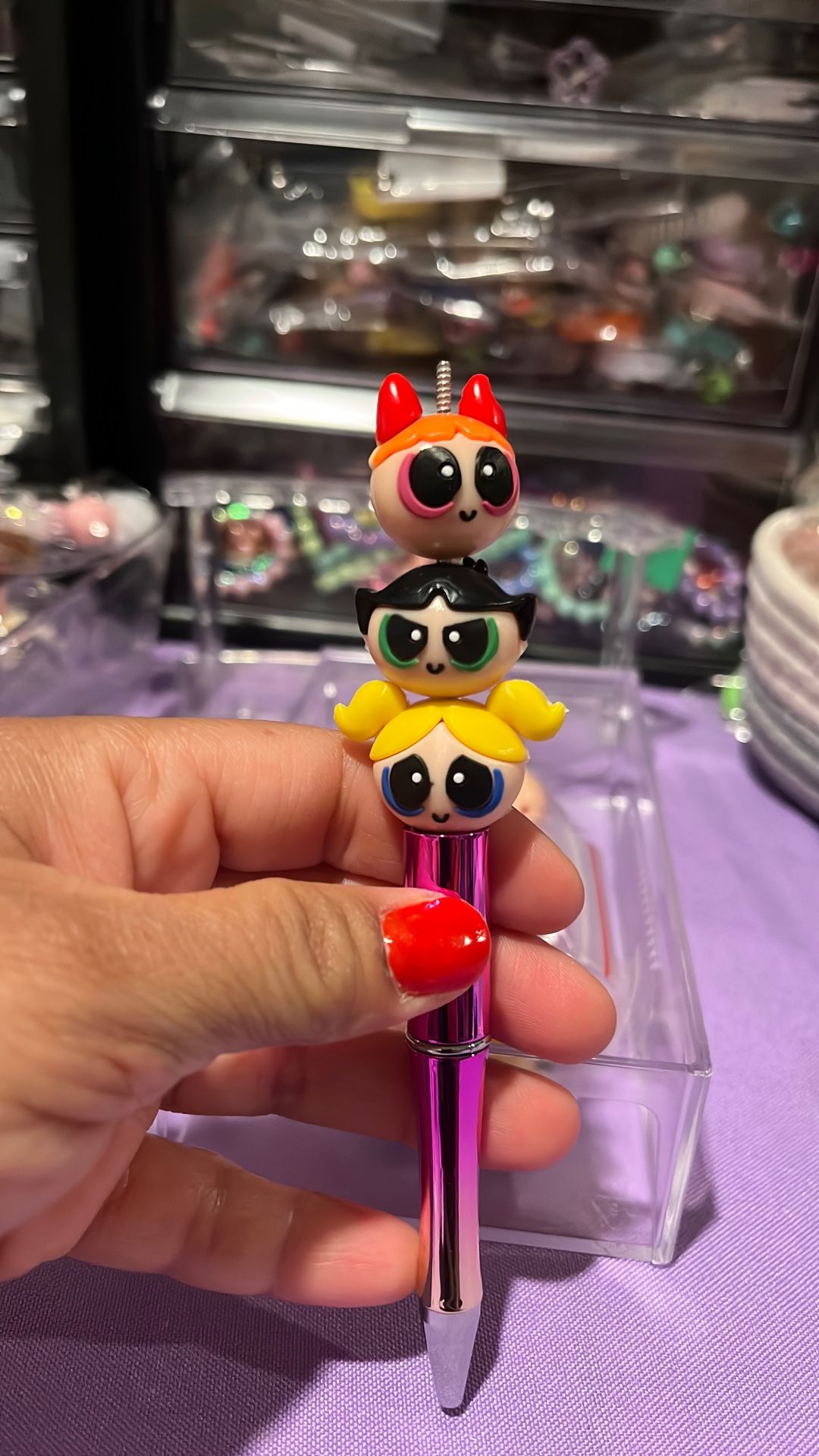 Power Puff Girls Pen Charms 