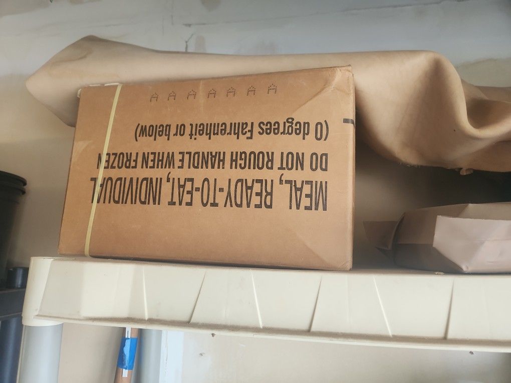 Case Of MREs A Menu