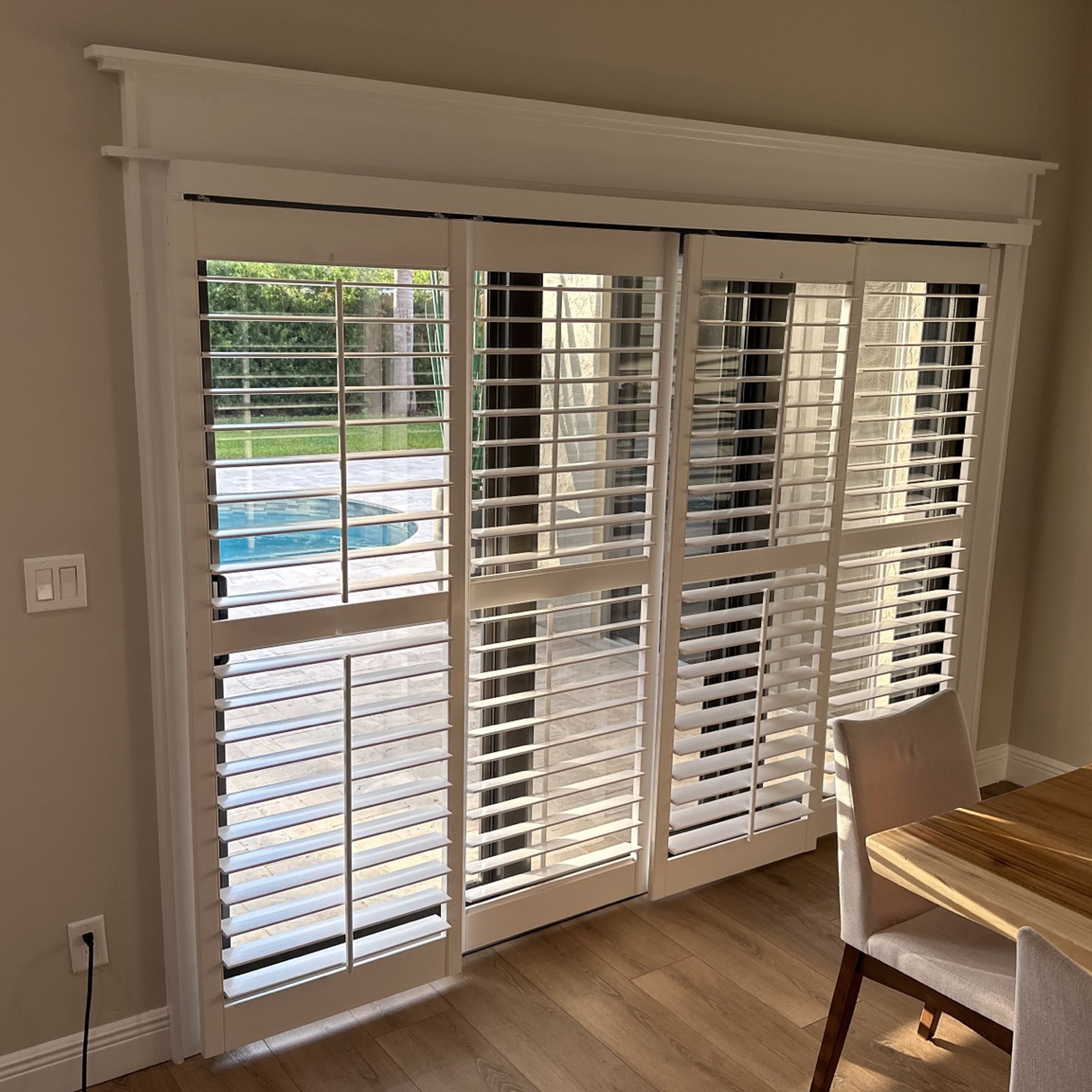 Plantation shutters