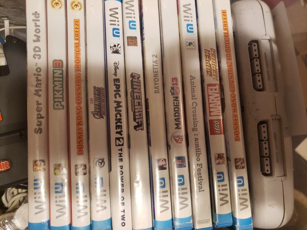 Nintendo Wii And Nintendo Wii U Games Various Prices