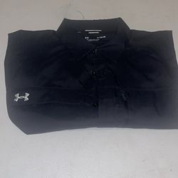 Under Armour ABCA Black Polo Shirt XL MENS