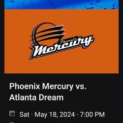 Phoenix Mercury Vs Atlanta Dream 