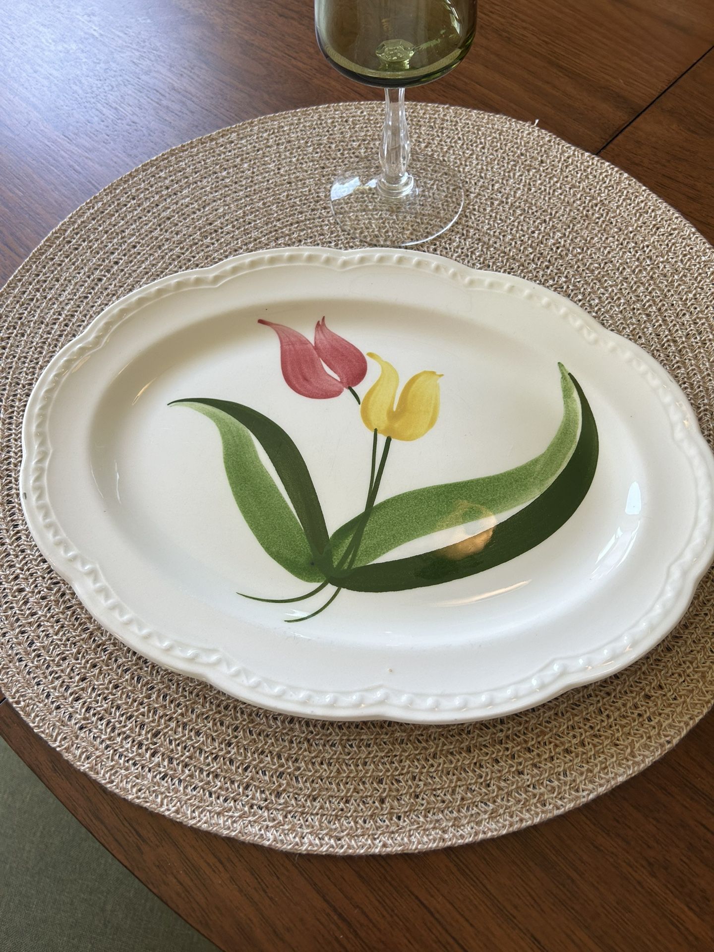 Blue Ridge Southern Pottery 1947 Serving Platter