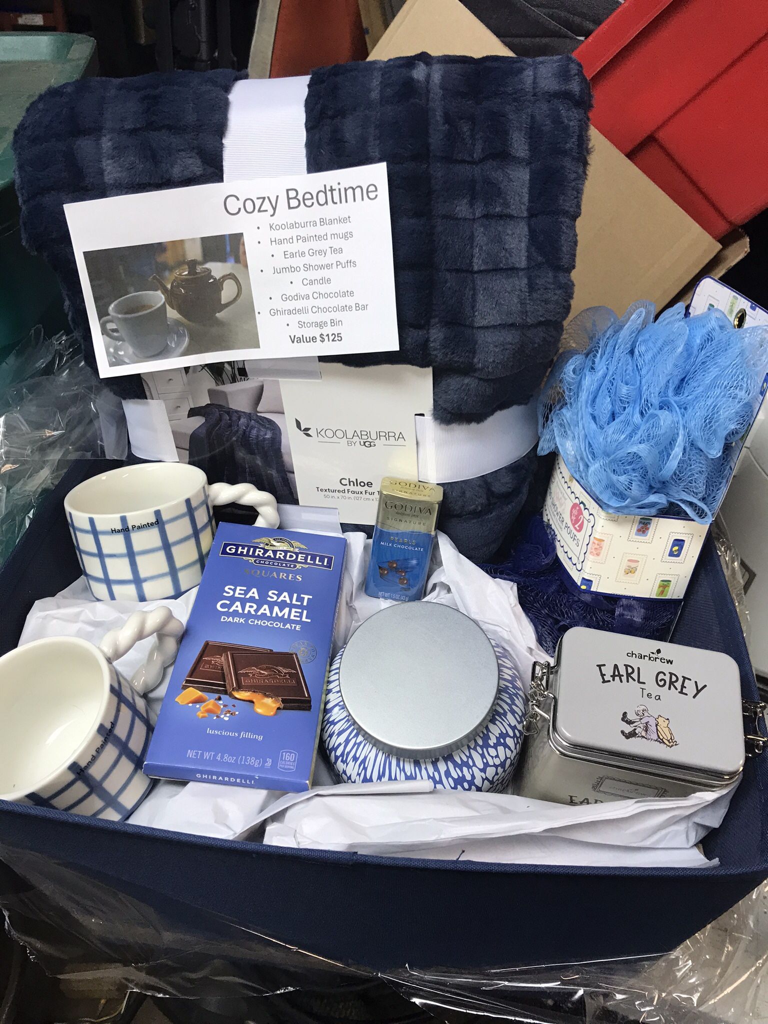 Cozy Bedtime Gift Basket