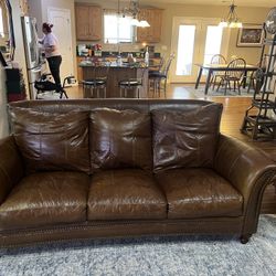 Leather Couch 