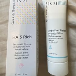 Geek & Gorgeous Moisturizer & Serum For Dry Acne Skin 
