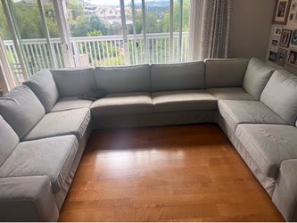Free large u shaped sofa