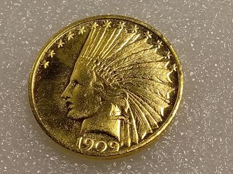 US 1909 $10 Dollars Liberty Head Coin Contemporary Restrike