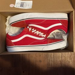 Red Classic Vans 