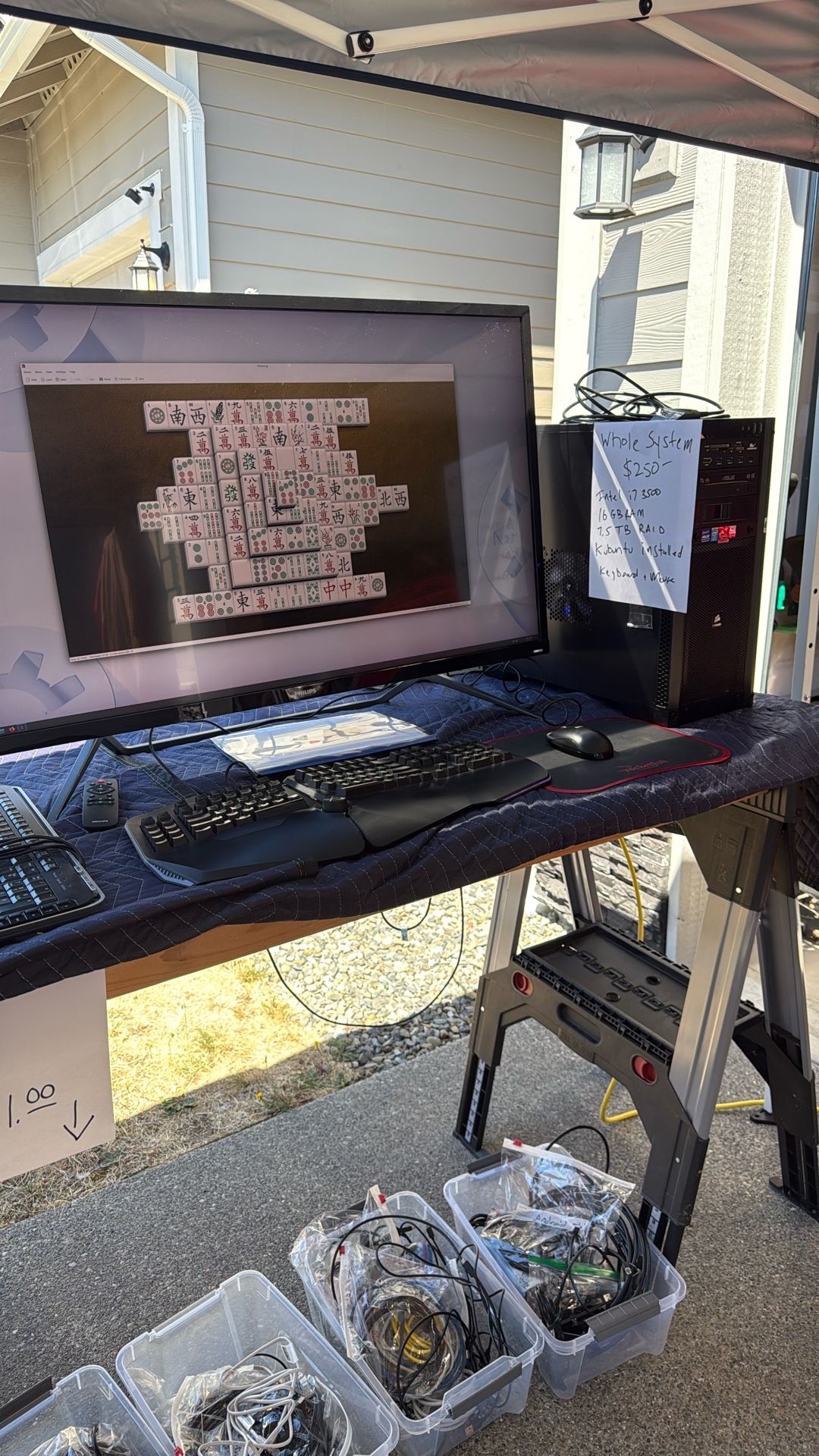 Computer + 36” Monitor