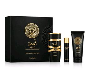 Set Lattafa Asad Men (3pc) 3.4 oz edp