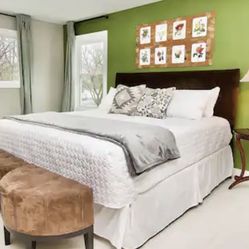 King Upholstered Headboard 