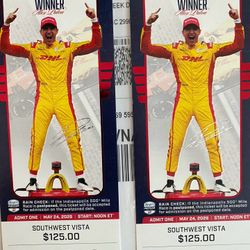 2026 Indy 500 Tickets (2)