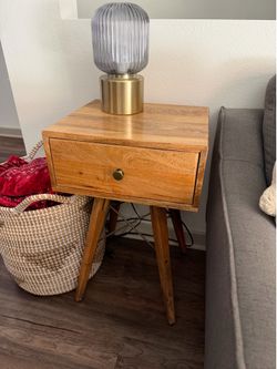 Wood Side Table