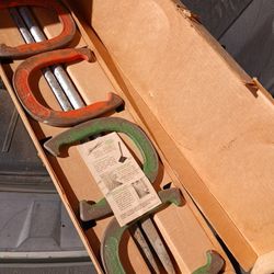 Diamond Pitching Horseshoe Set, Vintage 