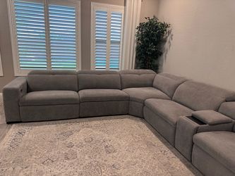 Living Spaces “Samba” sectional with Power Recliners