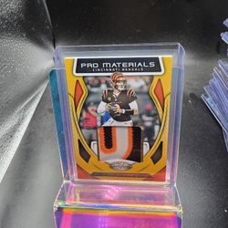 Joe Burrow Certified Two Color Patch #/10