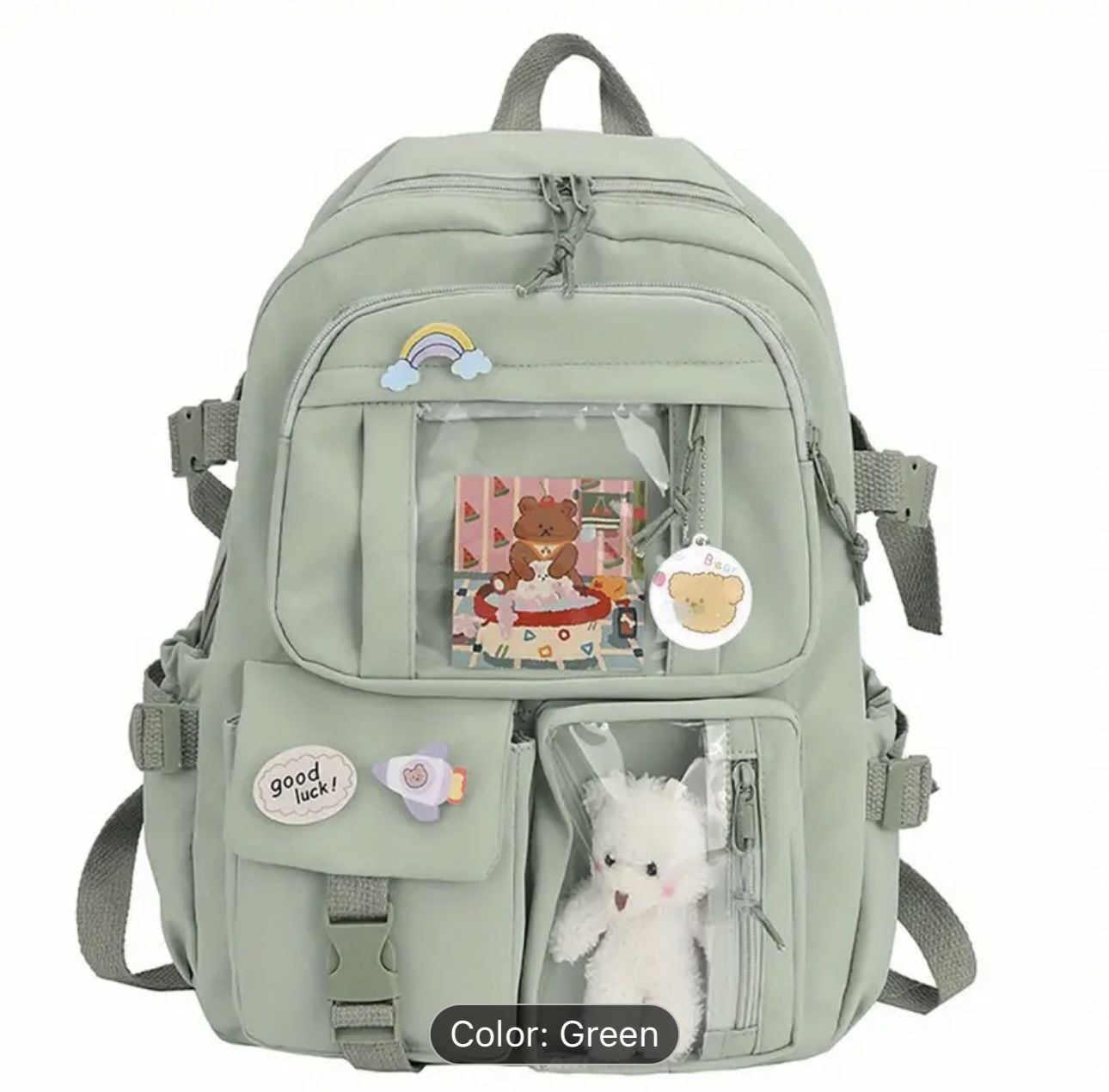 NWT AD Girl’s School Backpack. Young Ladies College Laptop Backpacks 16” Pink