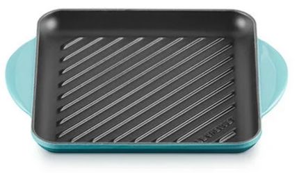 Enamaled Cast Iron Square Griddle
