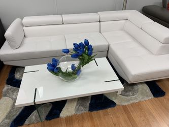 White Sectional