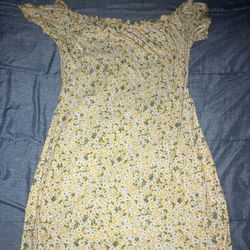 Yellow Body Shaping Dress.