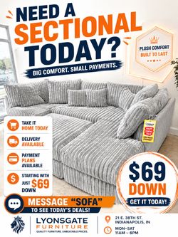 Stylish cozy nice Sectional!