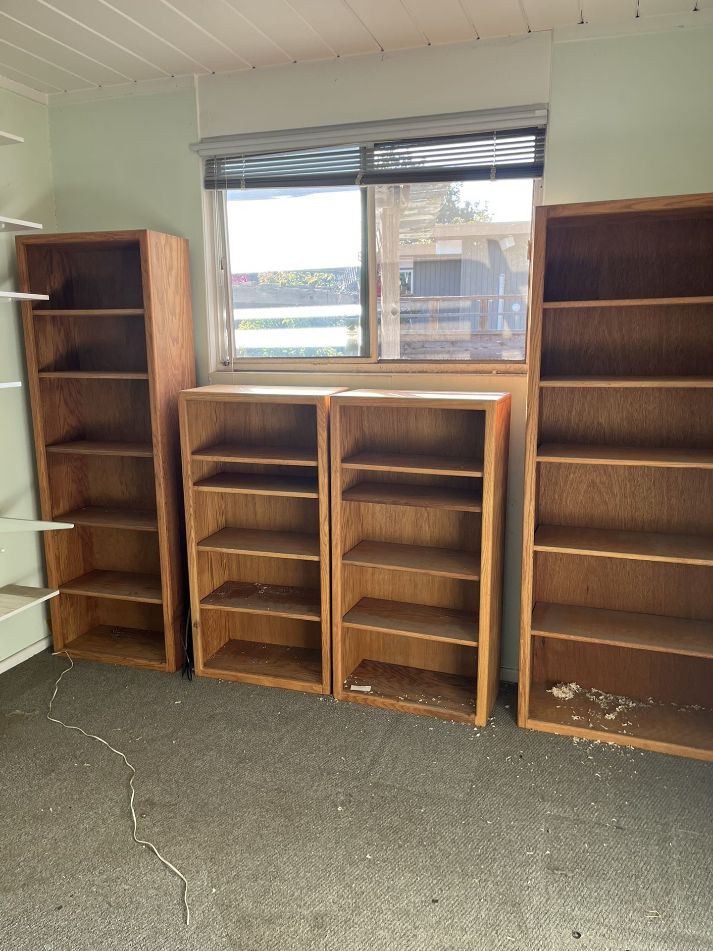 Bookcase Set & Shelves System For Sale Cheap!