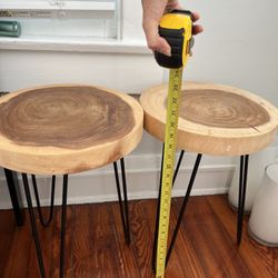 Wood end table / night stands /plant risers